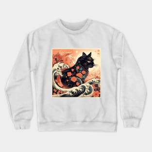 Neko Kuro Ukiyo Crewneck Sweatshirt